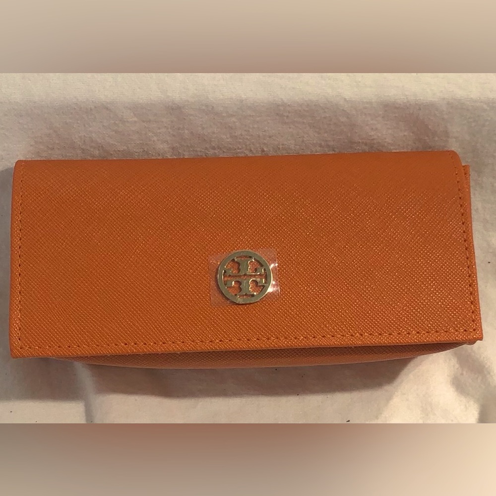 Authentic Tory Burch eyeglass case.